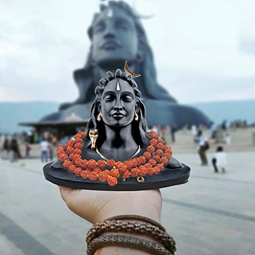 Adiyogi Statue with Rudraksha Mala FREE