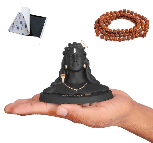 Adiyogi Statue with Rudraksha Mala FREE