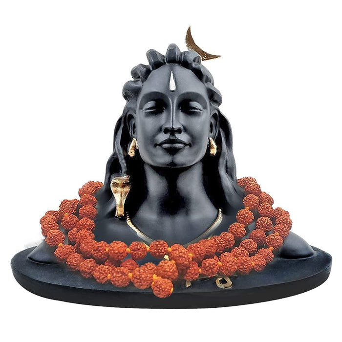 Adiyogi Statue with Rudraksha Mala FREE