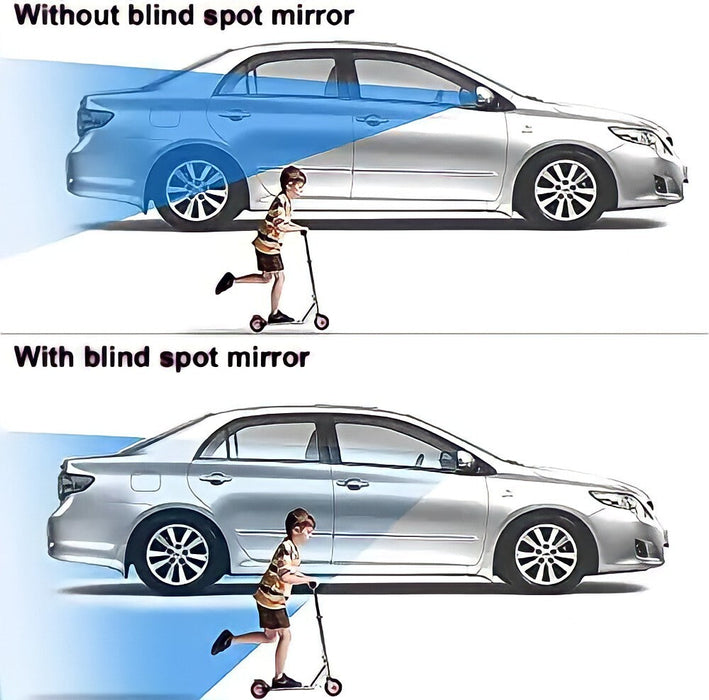 Blind Spot mirror For Cars and Bike (Pack of 2)