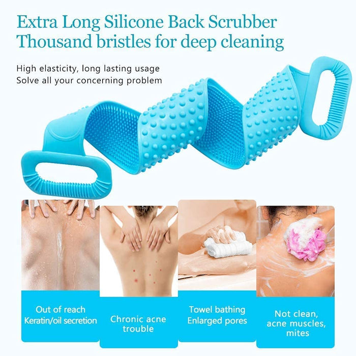 PREMIUM QUALITY SOFT SILICONE BACK SCRUBBER (BUY 1 GET 1 FREE)