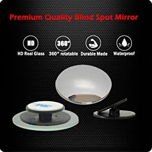 Blind Spot mirror For Cars and Bike (Pack of 2)