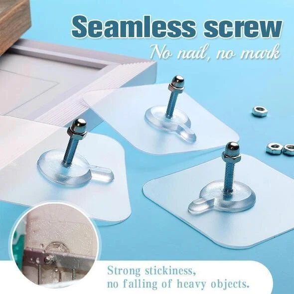 Self Adhesive Nails Wall Mount Screw Stickers