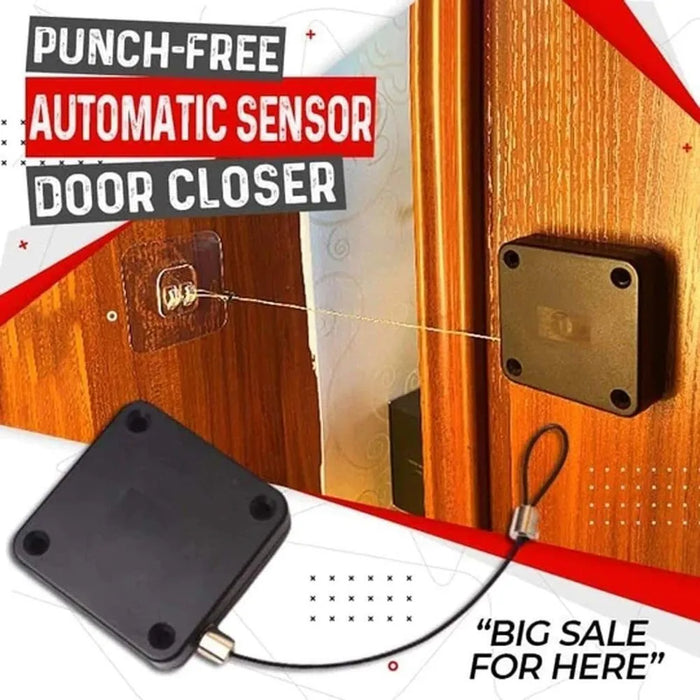 PUNCH-FREE AUTOMATIC DOOR CLOSER