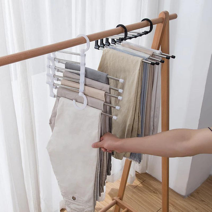 5 LAYER STEEL CLOTHES HANGER BUY 1 GET 1 FREE