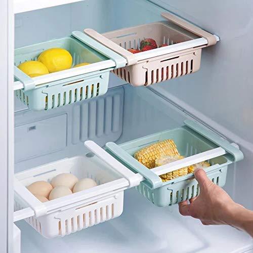 Expandable Adjustable Fridge Storage Basket