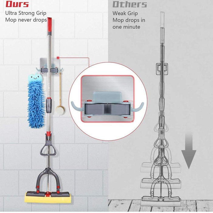 Self Adhesive Mop and Broom Holder