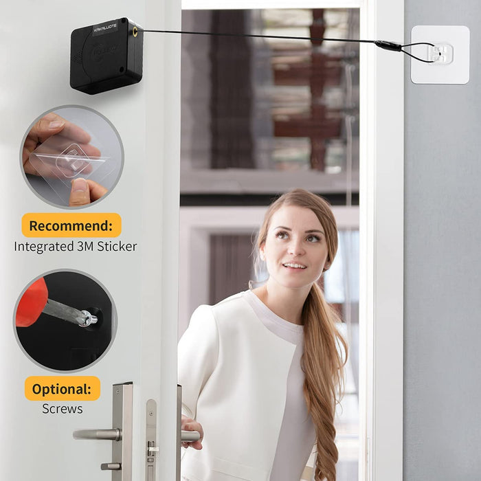 PUNCH-FREE AUTOMATIC DOOR CLOSER