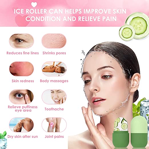 Ice Roller For Face Eyes and Neck To Brighten Skin BUY 1 GET 1 Free