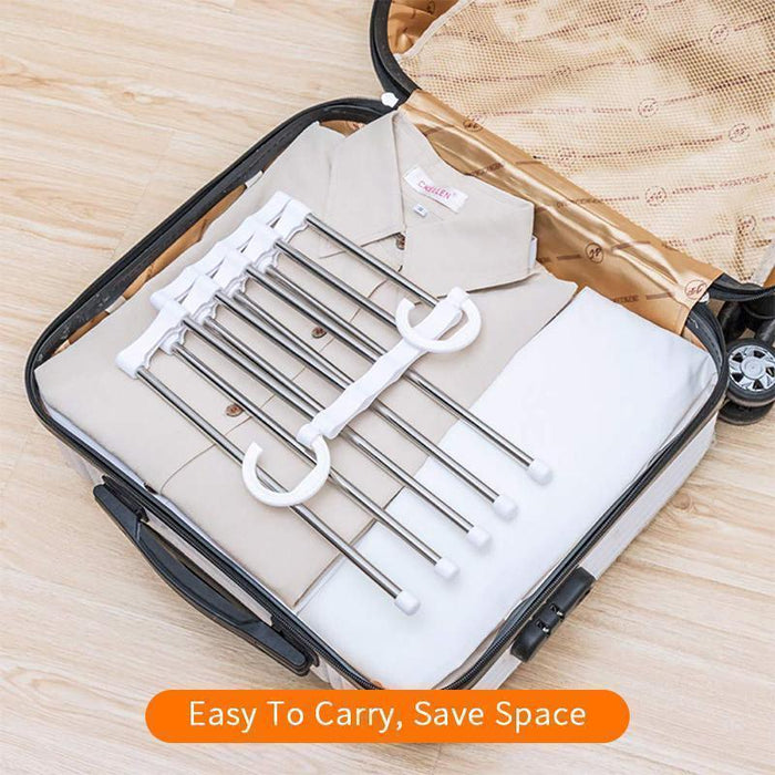 5 LAYER STEEL CLOTHES HANGER BUY 1 GET 1 FREE