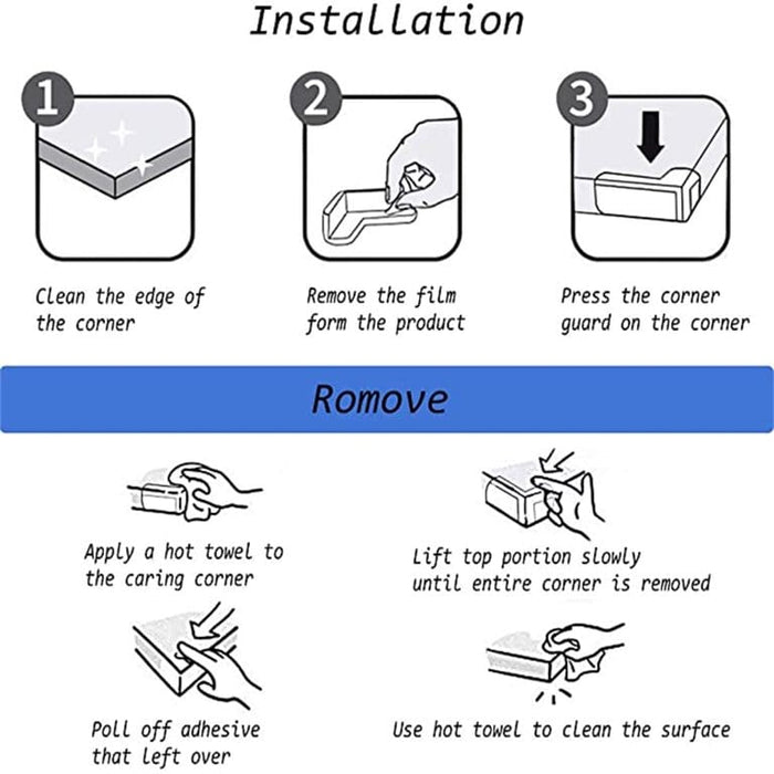 Silicon Corner Protector for Sharp Edges